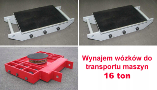 Vozíky na prepravu strojov 16 ton PRENÁJOM