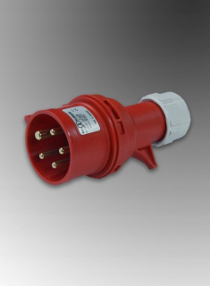 Prenosný elektrický doplnok 5x32a pre pevnosť kábla