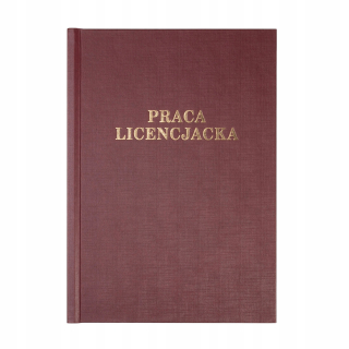 Diplomová práca Powder Pink with Black nápis