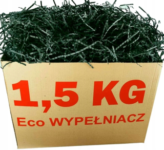 Výplne do obalov a kartónov - Výplň papiera pre paketové čipy 1,5 kg čierna