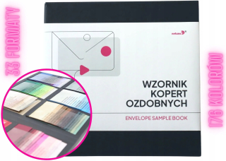 Ozdobné papierové obálky - Netuno prémiová dekoratívna obálka vzorkovač šablóny