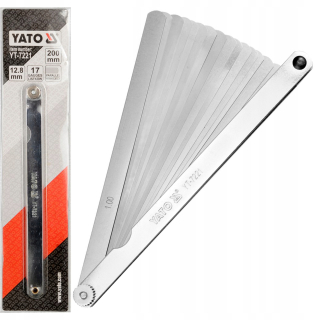 Šablóna - Yato 7221 Plinker Meter 200 mm 17 listov 0,02-1 mm