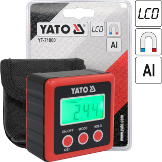 Uhlomer - Yato Digital LCD uhlový uhlový indikátor