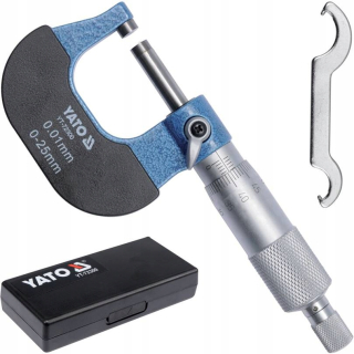Mikrometer - Yato Externý mikrometer Nonios 0-25 mm