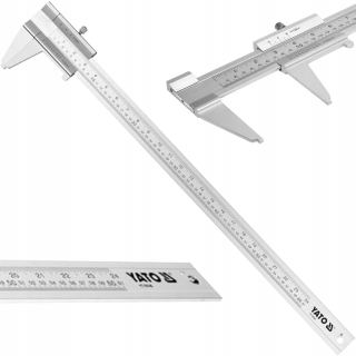 Posuvné meradlo - Yato hliníkové non -haleminíkové hrbole 0,05 mm 600 mm