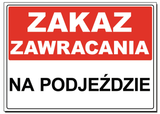 Žiadne otočenie, aby ste sa otočili späť na príjazdovej ceste