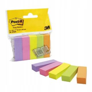 Karty na indexovanie post-it 15x50 mm 5x100 ks