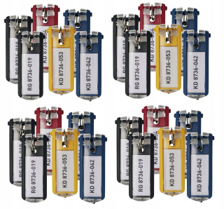 Identifikátor - Kľúčové prívesky mixujú ID KEY ID 24 PCS
