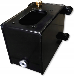 Ropná nádrž s 1 l ručného hydraulického čerpadla