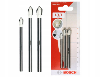 Sada 3 vŕtačiek pre keramiku a dlaždice Cyl-9 Bosch