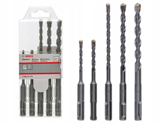 Sada 5 vŕtačiek SDS-Plus-1 Bosch 5/6/6/8/10 mm