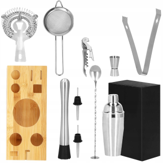 Barmanské príslušenstvo - Rusty Barrel Shaker Barteding Drink Set