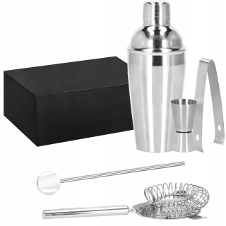Barmanské príslušenstvo - Barteding Set For Drinks Shaker Steel 550 ml 5el.