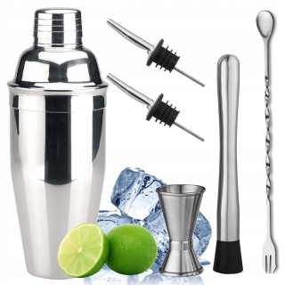 Barmanské príslušenstvo - Bartending Set For Drinks Shaker Szeejker 6 El.