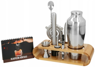 Barmanské príslušenstvo - Bartending Set for Drinks Slojak 11 El s knihou