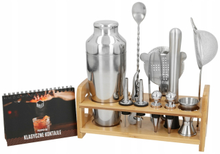 Barmanské príslušenstvo - Bartending Set For Drinks Slojak 14 El s knihou