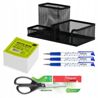 Organizér na kancelársky stôl - KANCELÁRSKA SÚPRAVA Mriežka Toolbox Pens Cube