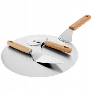Pizza Serving Kit 3-Ele Brunbeste BB-2935