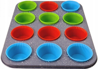 Muffinová fóra sada + 12 muffinov Silikón