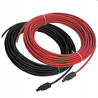 Solárny solárny kábel s káblom 2x10m 6 mm2