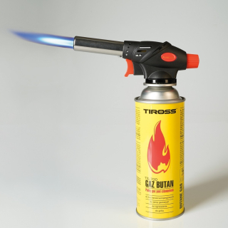 Plynový horák - Tiross TS706 + 2 TS700 Sada kazety