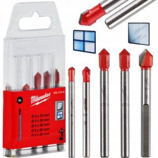 Milwaukee Glass -tile Drills Set