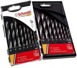Drevená vŕtačka 3-10 mm vŕtačka Schmith