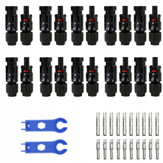 Solárny konektor Solar MC4 Set 10 párov IP67