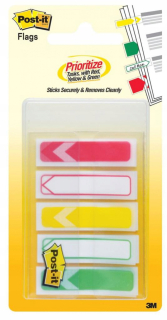 Prioritné záložky Post-it Arrows 100ks