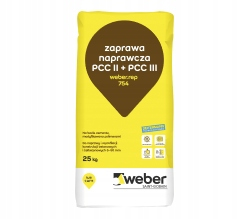 Opravy malty PCC II/III WEBER.REP 754 25 kg