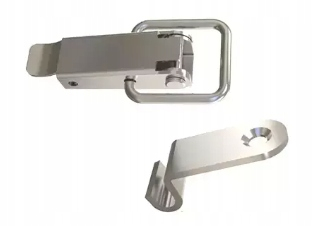 Koleno lat 47x26,5 mm pokrivené rukoväť Inox