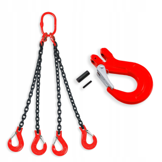 Reťaz - Zdvíhacie výťahy 8T / 4m / 240 mm slučka