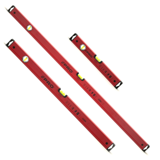 Vodováha - Nastaviť 3 úrovne Pro600 40 cm 80 cm 120 cm