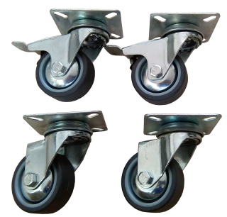 Nastavte 4 ks pri kolieskach kolesa 50 mm 130 kg