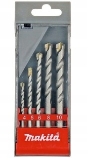 Sada 5 vŕtacích betónových surovín Makita D-05175