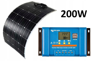 Solar Set 200W 12V Victron Pwm 20a Krk