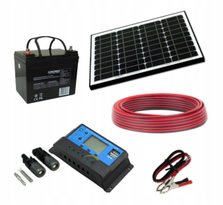 Solárna súprava Solárny panel 40 W batéria 40 ha