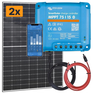 Panel Kamper Set Panel 2x115W/MPPT 15A