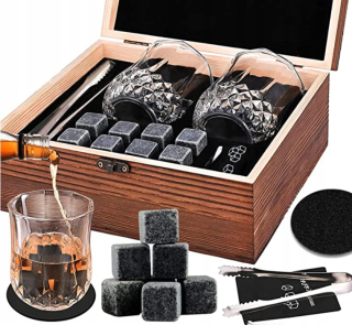Barmanské príslušenstvo - Darčeková súprava na pitie whisky
