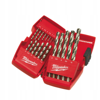 Vrták, zahlbovák - Kovová vŕtačka Milwaukee 1-10 mm 19ks