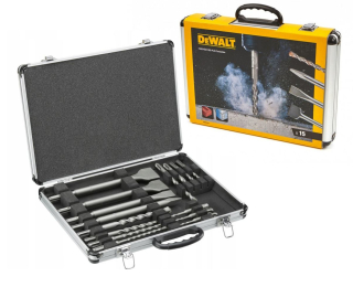 Vrták, zahlbovák - Sada cvičení a sekáčov Dewalt DT9679 SDS+ 15 kusov