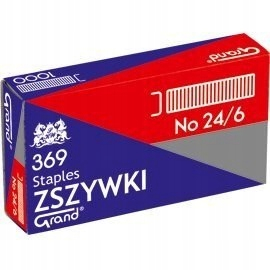 Spinky do zošivačky - Staples 24/6 Grand 369 10 balíkov x 1000 vankúšikov 110-1