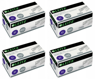 Spinky do zošivačky - Leitz elektrické sponky typ E1 2500ks strieborné x4