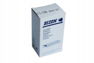 Úzke čalúnené svorky Bison 71/06 26 200 ks.
