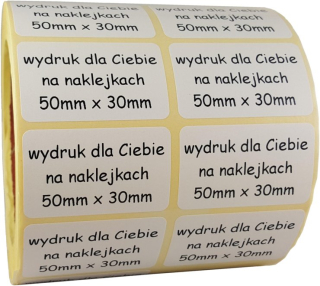 Samolepiace print etikety - Slepky na nálepky na nálepky na nálepky na adresu 5x2.5cm vlepki