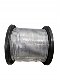 Pozinkované oceľové lano 6x19 6 mm/50 m
