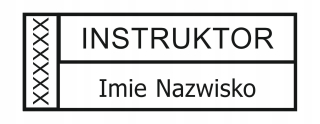 Kancelárska pečiatka - skúšajúci inštruktor pre učiteľov známok