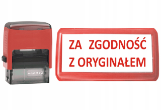 Kancelárska pečiatka - pečiatka na súlad s pôvodným 3/14 mm Wagraf2