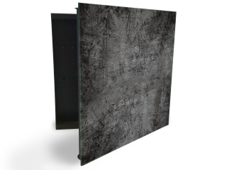 Trezor, sejf - ROUND BLACK ochranná podložka pod stoličku 100cm 1.7