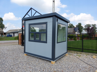 Stróżtówka Parking Budka Ochrana Office Cabin Cabin